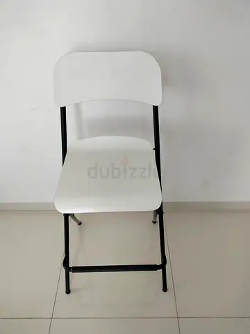 White Bar Stool Chair