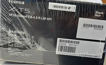 Fujifilm X-T5 kit (XF16-50mm) Black  - Brand New, Sealed Box