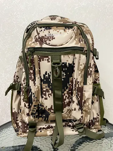 Large khaki green backpack  bag