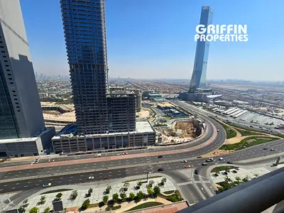 شقة بغرفة نوم واحدة | برج آيكون 2 JLT | الوصول إلى الشرفة والمسبح | إطلالة على وسط المدينة