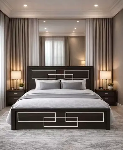 king size bed without mattress