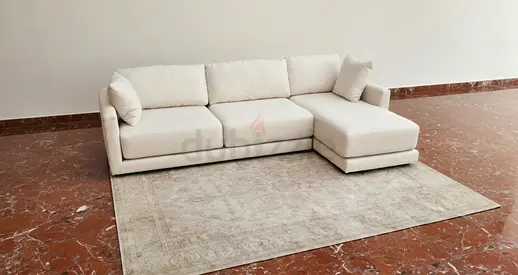 Cratebarrel L shape sofa
