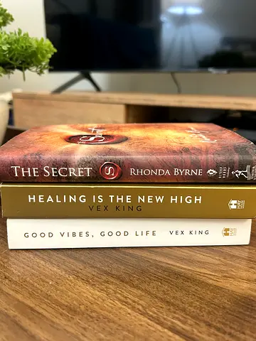 Collection: The Secret; Healing Is The New High; Good Vibes, Good Life - Preowned self-help books