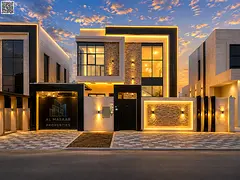 Villa for sale in Al Yasmin area with a swimming pool, excellent finishing, close to all services, a
