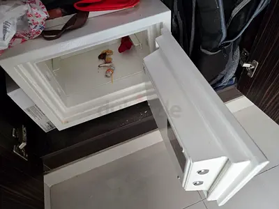 Small White Home Safe / Security Box - Used