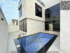 With indoor pool and elevator | Own a luxurious 5000 sq ft villa in Al Helio 2, Ajman | 6 master bed