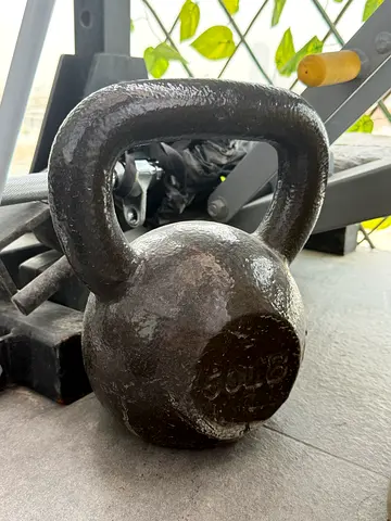 12 kg Cast Iron Kettlebell — Good Condition