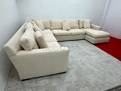 Perfect condition cratebarrel USHAPE sofa