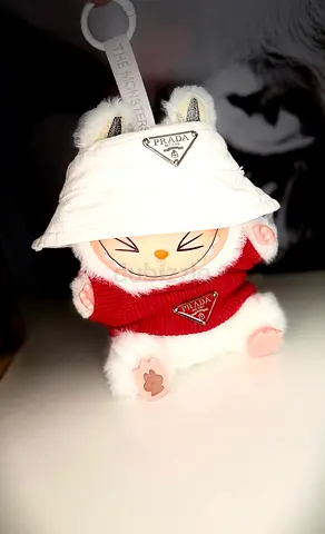 Labubu with Prada outfit