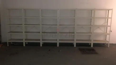 Large Heavy-Duty Metal Storage Shelving Unit - 6 Bay, 5 Shelves Each