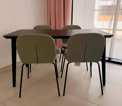 Fully New IKEA Dining Set Table + 4 Chairs