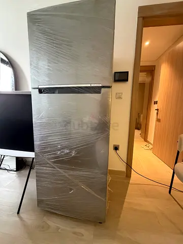 Stainless Steel Double Door Refrigerator