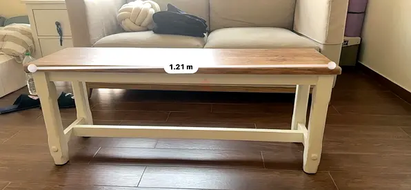 Solid wood table/ bench