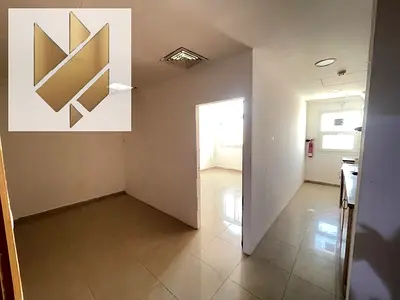 Studio for rent in Muwaileh Commercial, featuring a separate kitchen, independent living area, competitive price, and close to public services.
