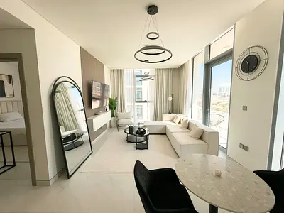 Designer Furnished | Spacious 1BR Corner Unit