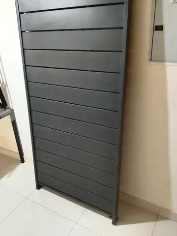 Single Black Slatted cot set Good Condition.