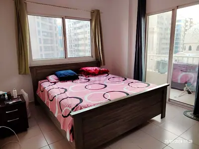 Fully furnished Master Bedroom available for south Indian working couple/families at Muhaisnah 4,