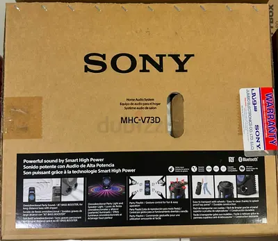 Sony MHC-V73D Home Audio System - Sealed Box