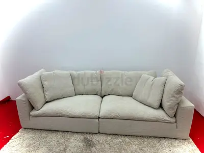 Same like new condition the loom collection three seater sofa