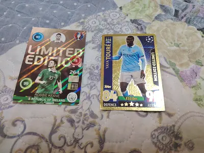Rare old limited edition football trading cards