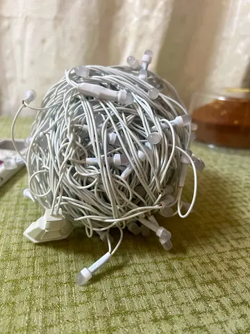 White LED String / Fairy Lights - 1 Set, Working