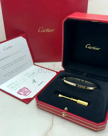 Original Cartier Love Bracelet 6 Diamonds Size 18
