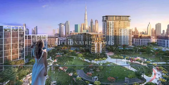 Burj + Water View | Corner Unit | Infinity Pool