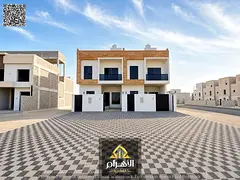 Lowest price in Ajman | Own a luxurious two-story villa with a rooftop | 4 master bedrooms | At a ba