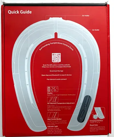 RANVOO AICE LITE Plus 2025 Max Cooling Airflow [No.1 Coolest  Most Durable] Neck Air Conditioner
