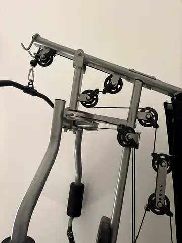 Home multi-gym machine pulley frame - parts in good condition
