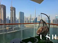 Burj Khalifa View | 2BR Apartment | Large Furnished Terrace