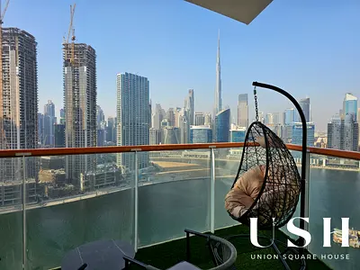 Burj Khalifa View | 2BR Apartment | Large Furnished Terrace