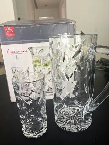 Drink set 7 pieces still new in packaging