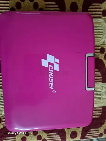 Portable DVD player Pink - Powerful