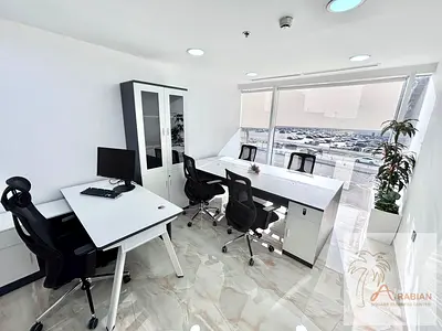 Fully Furnished Luxury Office with View | Prime Business Bay Location