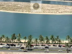 Two bedroom apartment with a living room for annual rent in a brand new tower with a sea view panora