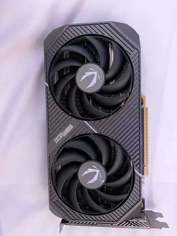 Used NVIDIA GeForce RTX 5060 ti graphics card (backplate shown) - good condition