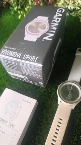 Garmin Vivomove Sport Hybrid Smartwatch - White, Used Once