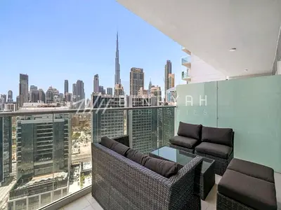 2BR | Furnished | Burj Khalifa View | High Floor