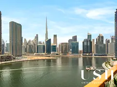 Modern Furnished Living | Binghatti Millennium 2BR