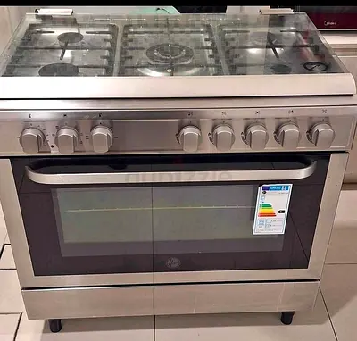 Hoover Top Gas oven Electric Cooker Range. 90Cm.