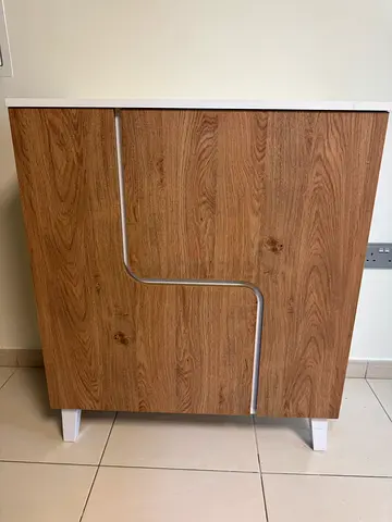 Modern Shoe Rack / Shoe Cabinet – White  Wood Finish