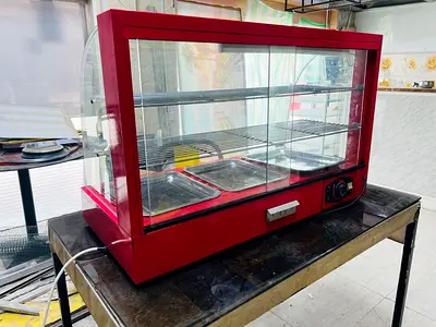Heated Display Counter for Food – 3-Tray, 2-Shelf