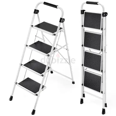 4 step ladder Viktor 51x94.5x133cm Aluminum and Anti-Slip Steps