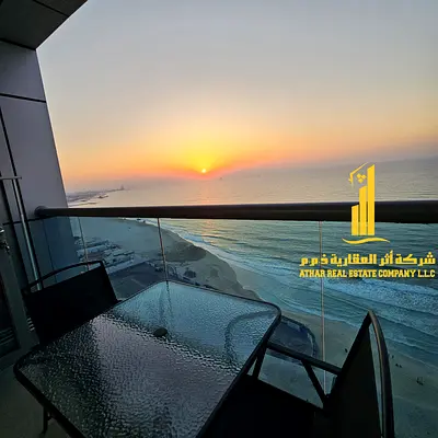 🌟 إطلالة ساحرة على الشاطئ أفخم وأرقى شقة غرفتين وصالة مفروشة في كورنيش عجمان – أبراج الريزدنس🌟 ✨ لعشاق الفخامة والتميز، شقة VIP حقيقية بأعلى المواصف
