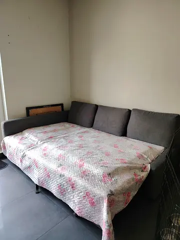 Gray L shaped Sofa Bed / Daybed - flawless Condition
