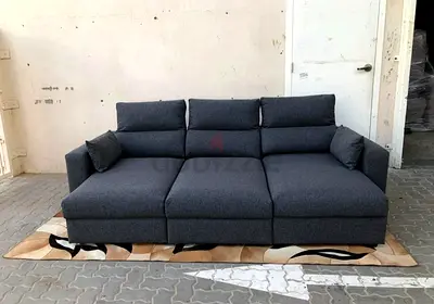 Excellent condition Ikea Eskilstuna L Shape Sofa bed with storage