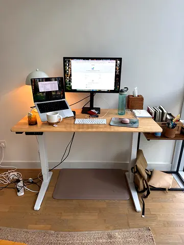 Standing Desk light wood