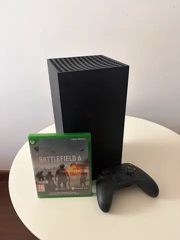 Xbox Series X console with controller + Battlefield 6
