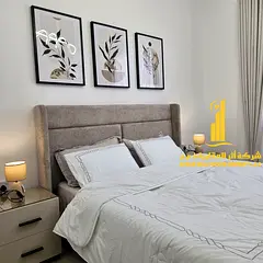 Luxurious brand new furnished one-bedroom apartment for monthly rent in Ajman - Corniche - Ajman Cor